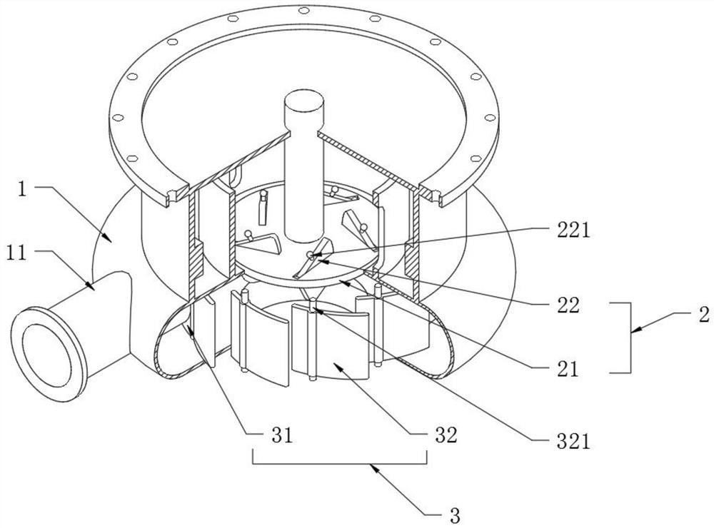 Non-plugging fixed submersible sewage pump