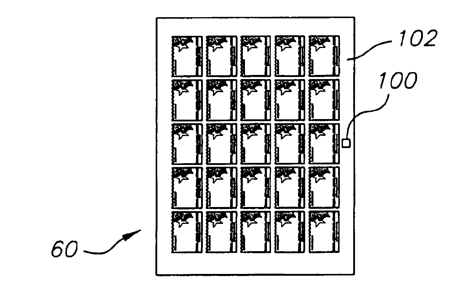 System and layout for proper printing of netstamps and other labels