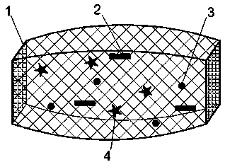 Preparation method for biomimetic matrix type biological wound healing material