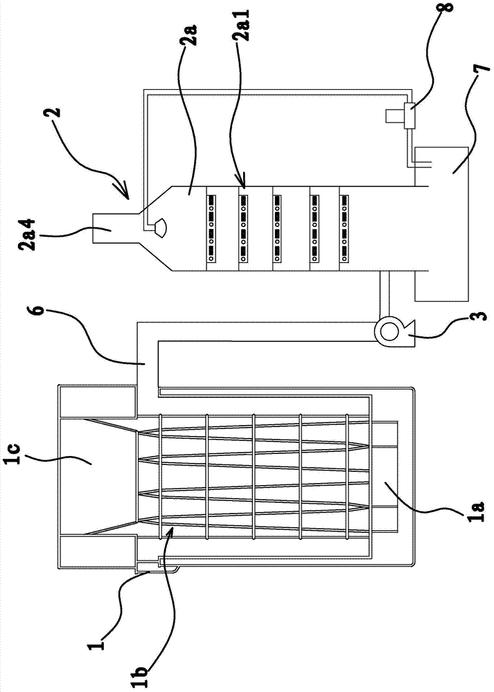 A garbage incineration device