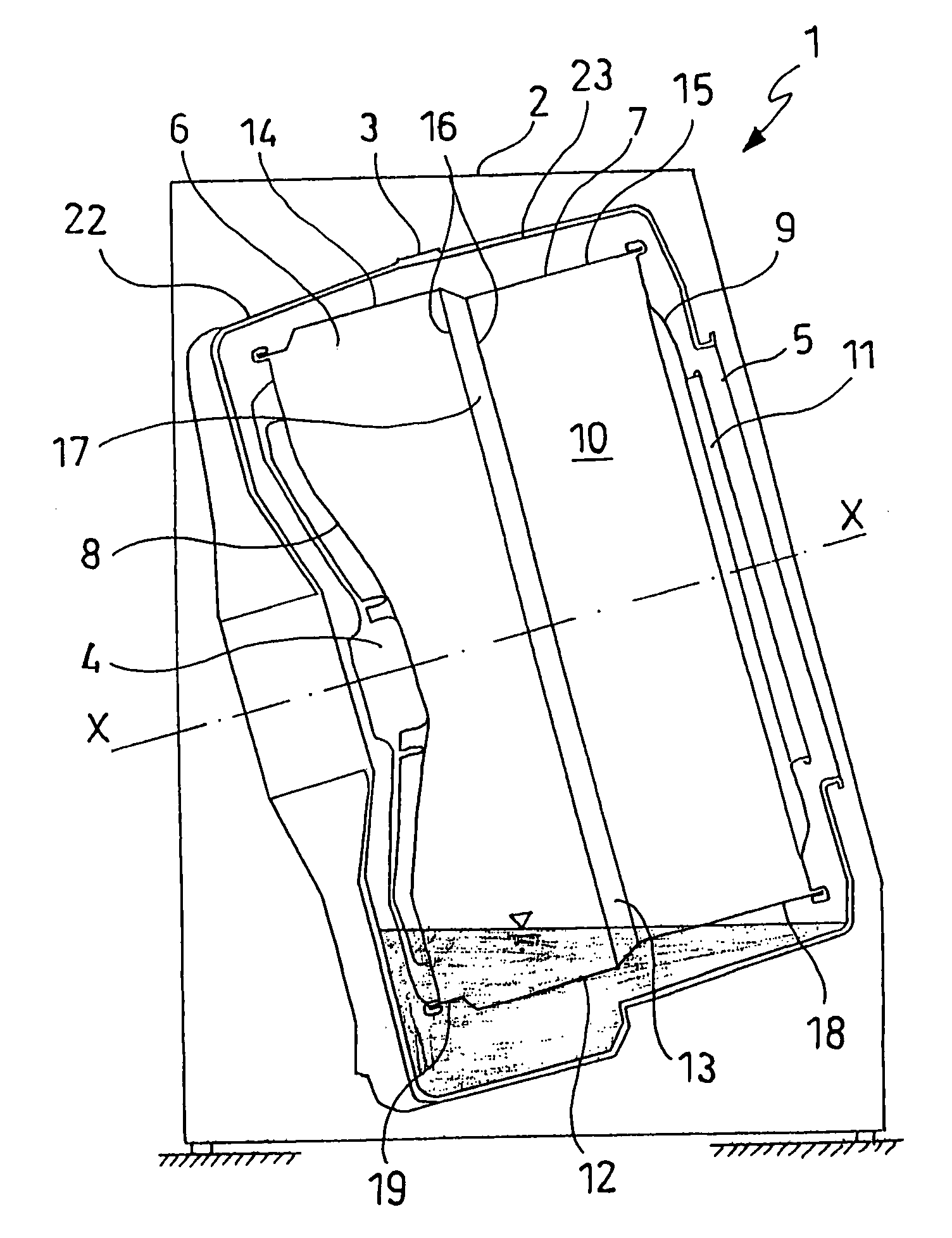 Basket for washing machine, washer-drier, drier, and the like