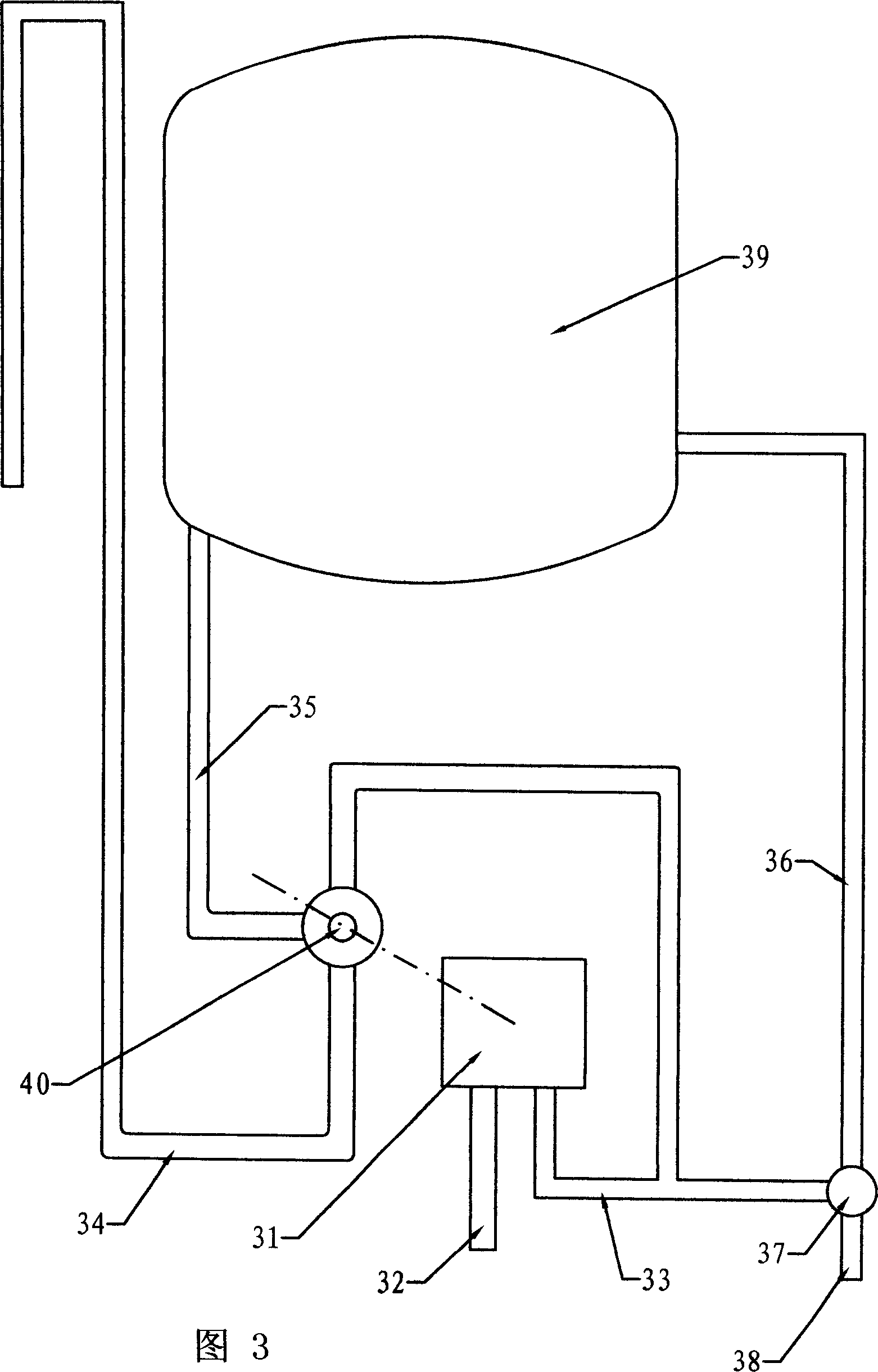 Water control apparatus for water storage type water heater