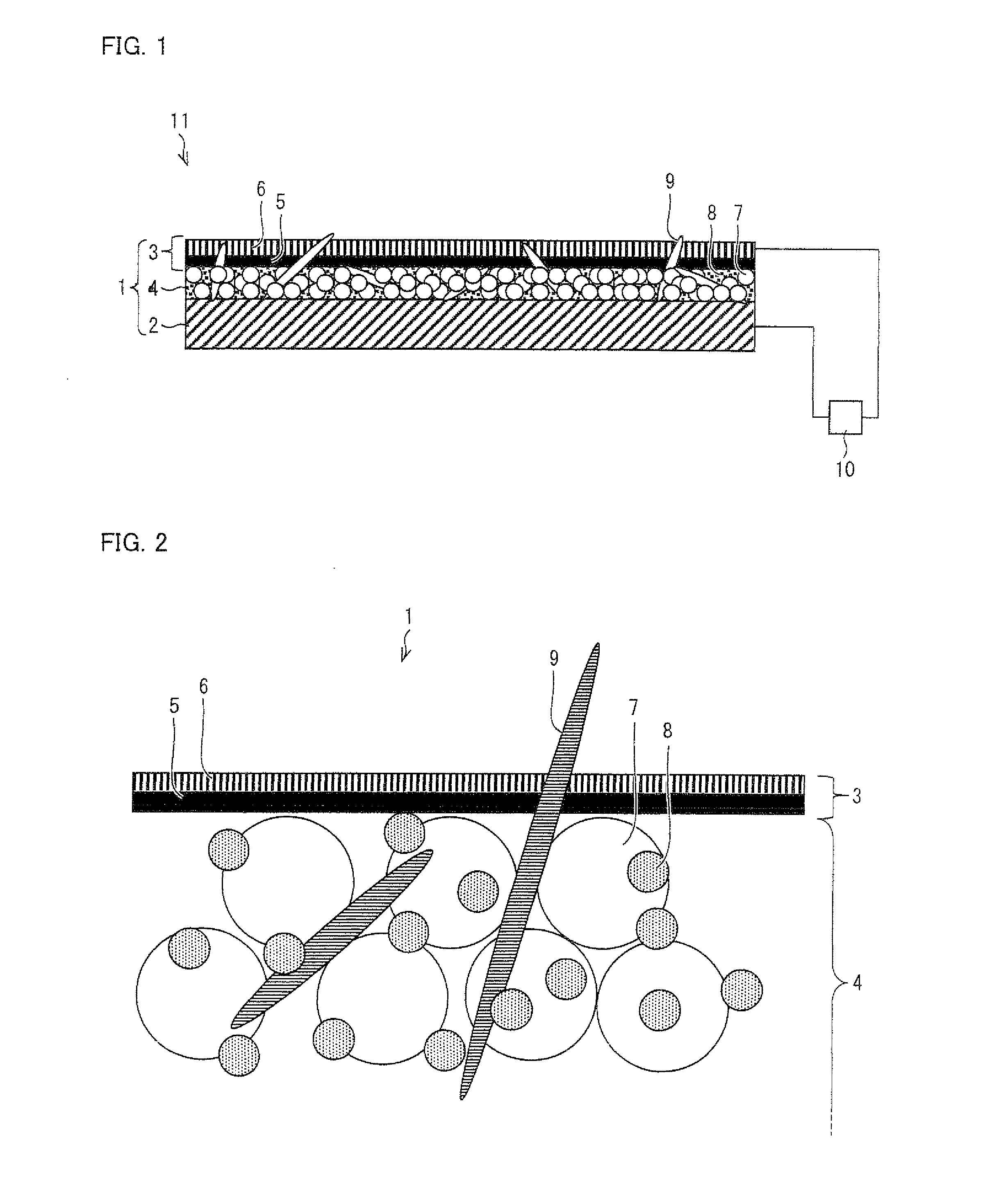 Electron emitting element, method for producing electron emitting element, electron emitting device, charging device, image forming apparatus, electron-beam curing device, light emitting device, image display device, air blowing device, and cooling device