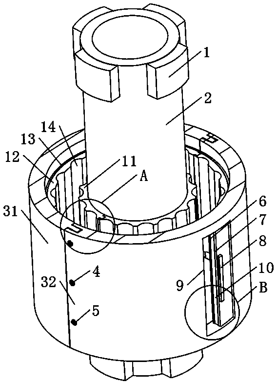 Handheld detonating pipe achieving surface blasting