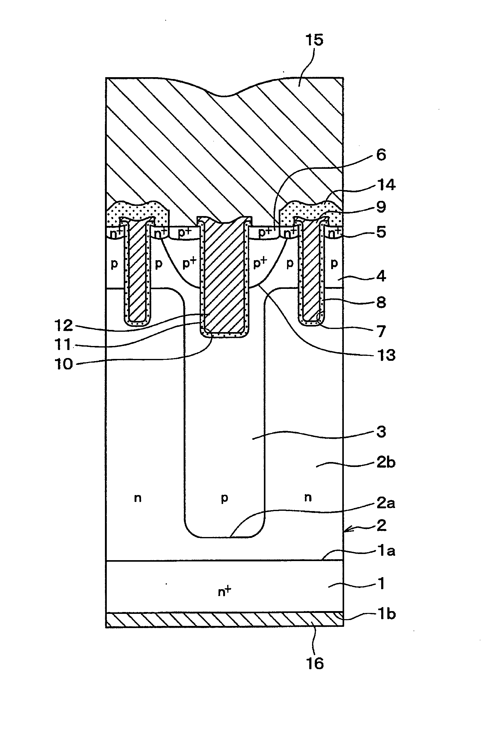 Semiconductor device including vertical semiconductor element