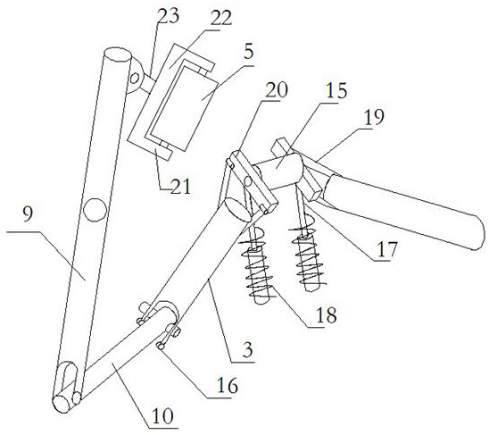 Adjustable power cable hoisting device