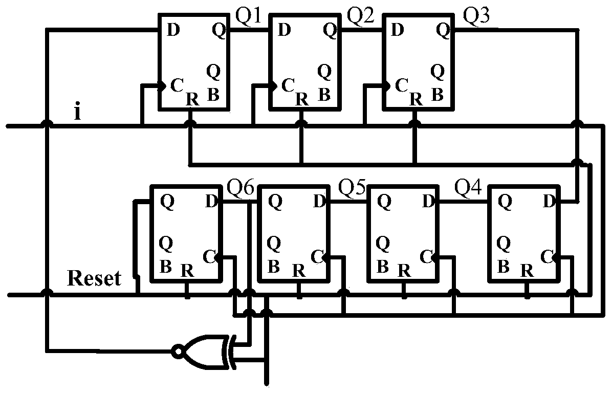 Voltage-control ring vibration type two-section type time digital conversion circuit based on DLL