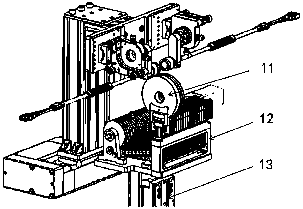 High-precision online rapid measurement device and method for thickness of aluminum substrates