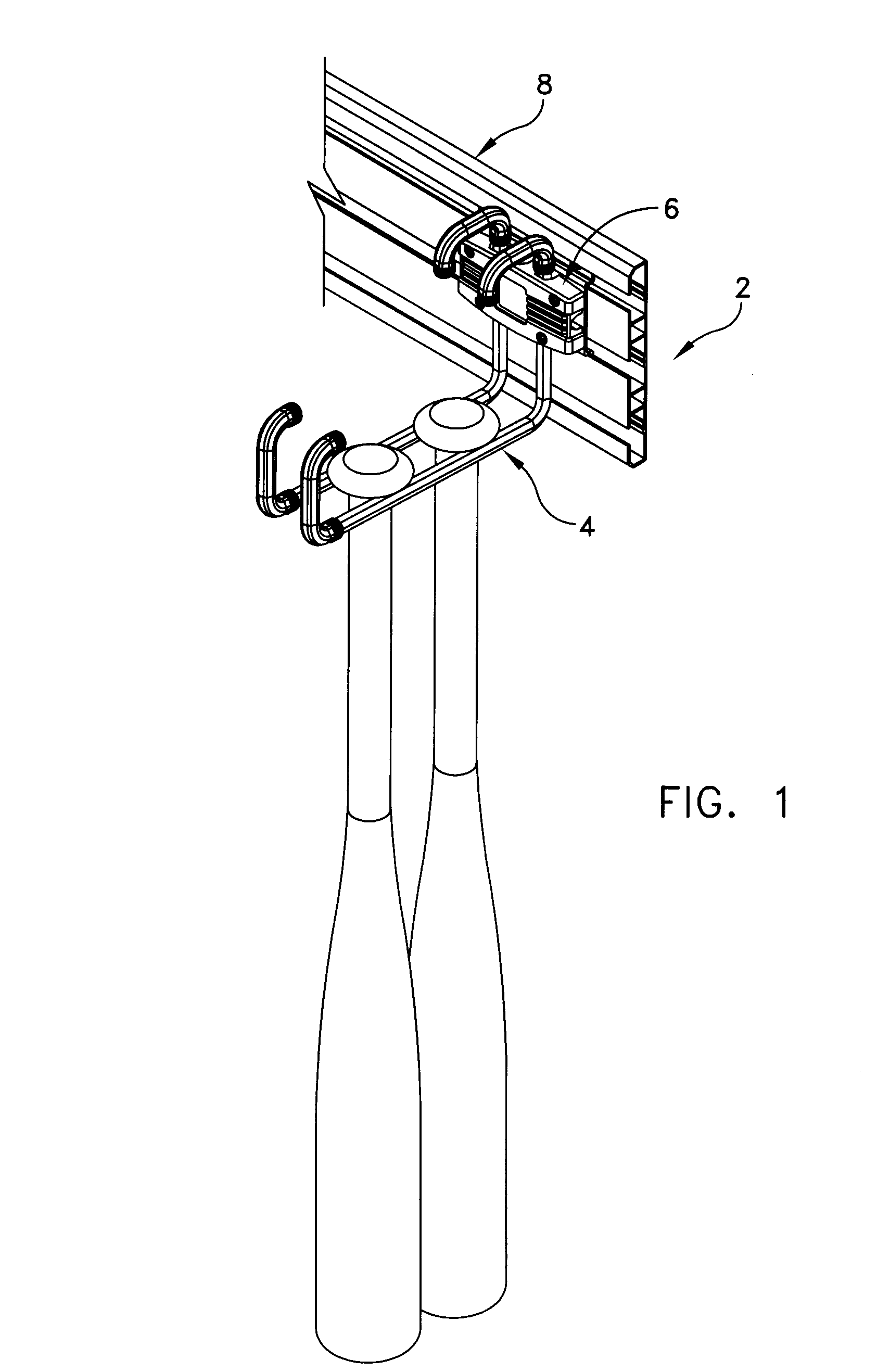 System and apparatus for holding an item in storage