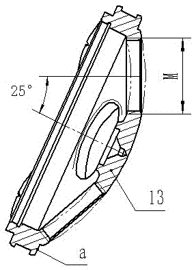 The processing method of the threaded hole of the fixing plate