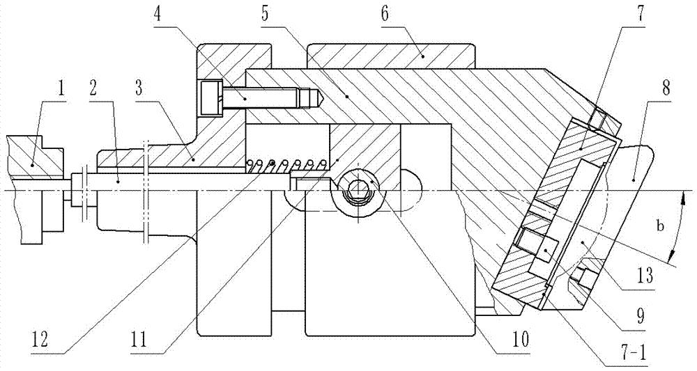 The processing method of the threaded hole of the fixing plate