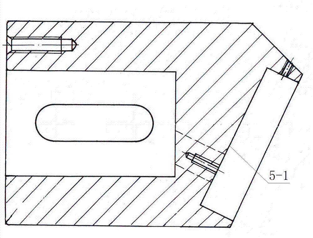 The processing method of the threaded hole of the fixing plate