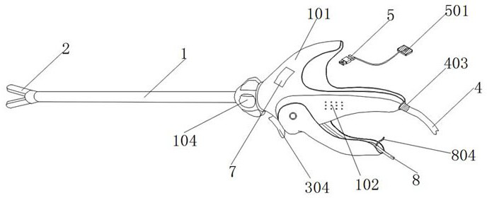 Hemostatic instrument for laparoscopic liver resection