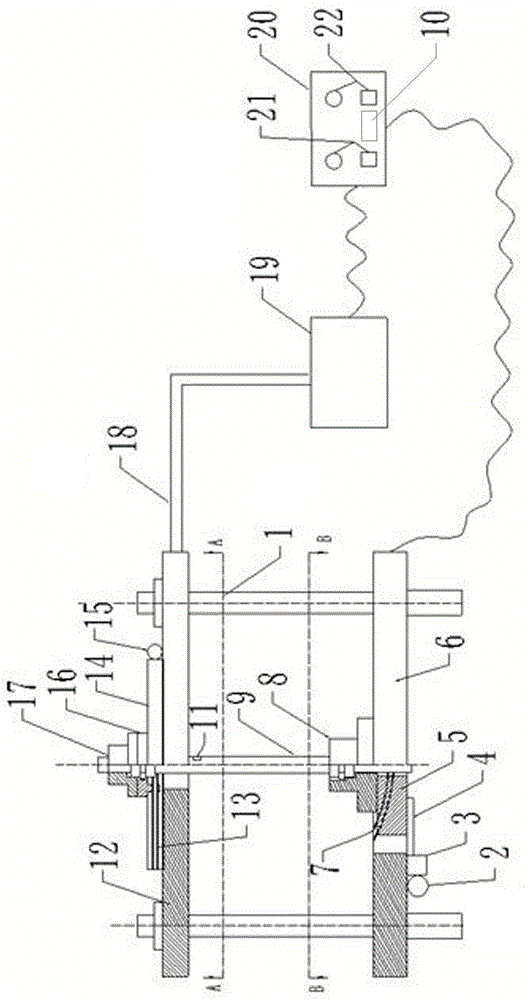 Two-ferrule fitting bending fatigue testing machine