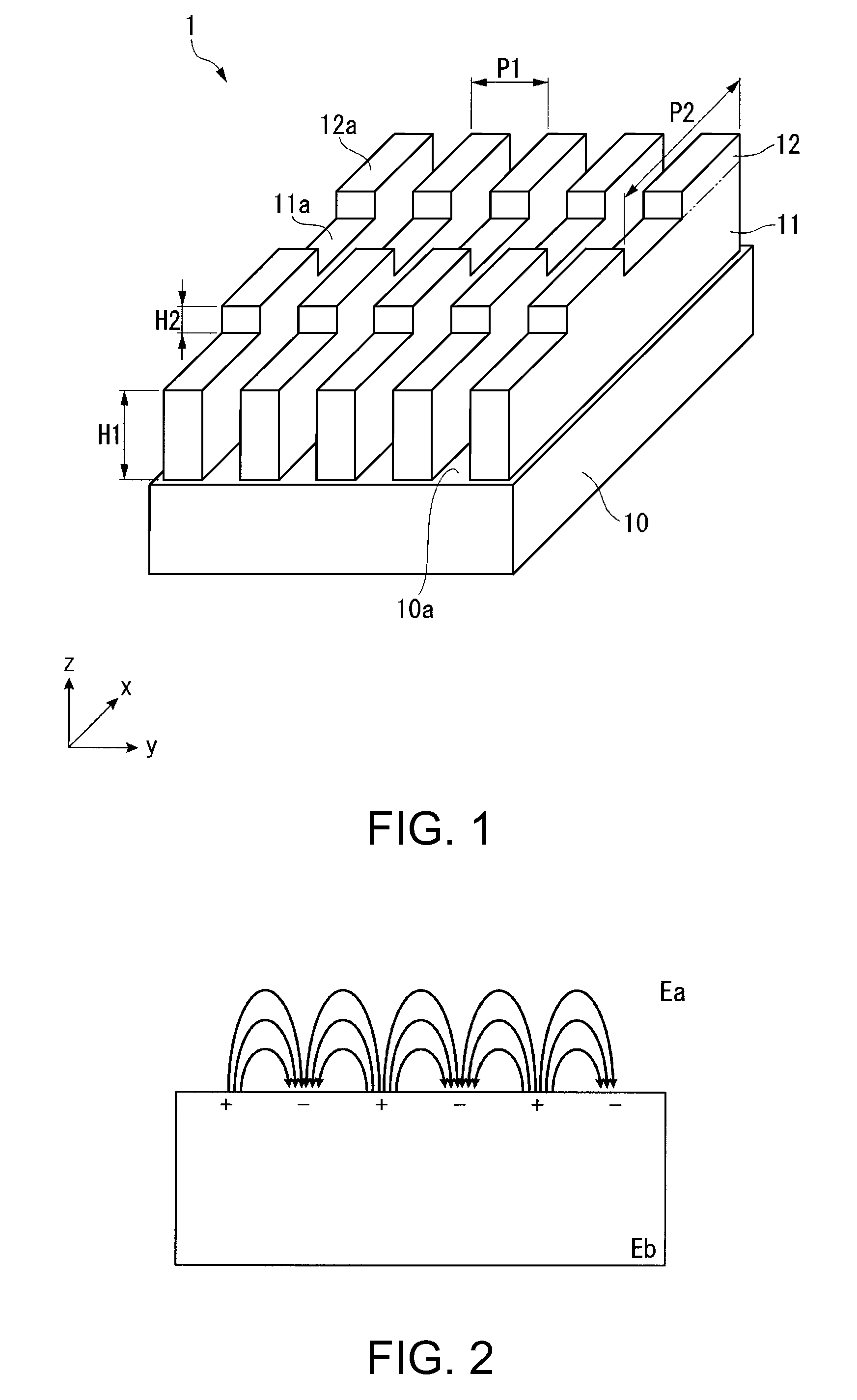 Polarization element and projector