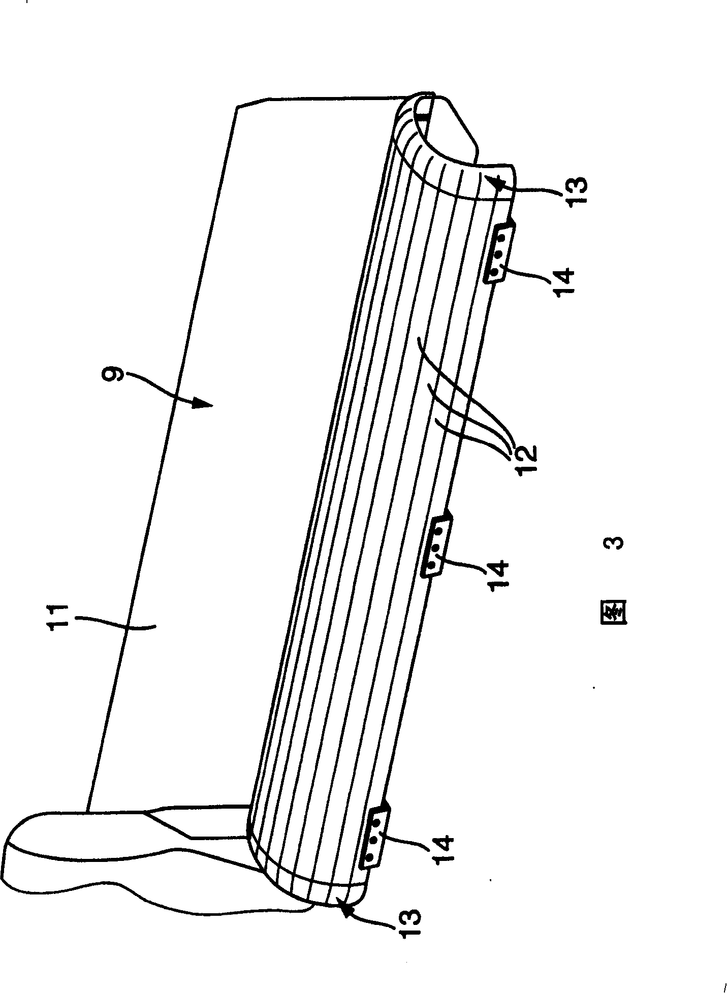 Seat device for inner chamber of car