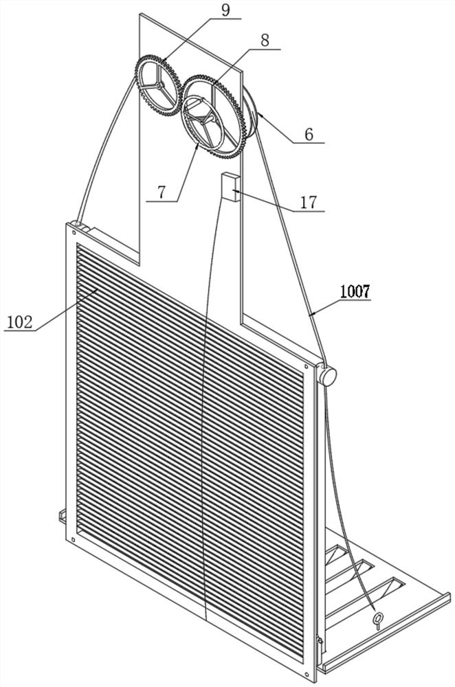 A grid type dredging device for water conservancy projects