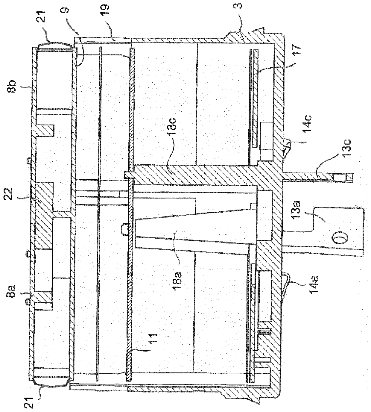 Light control module including base and control parts, communicating via nfc