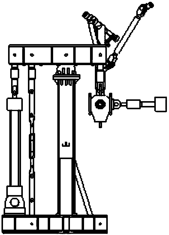 An aircraft static strength test loading device