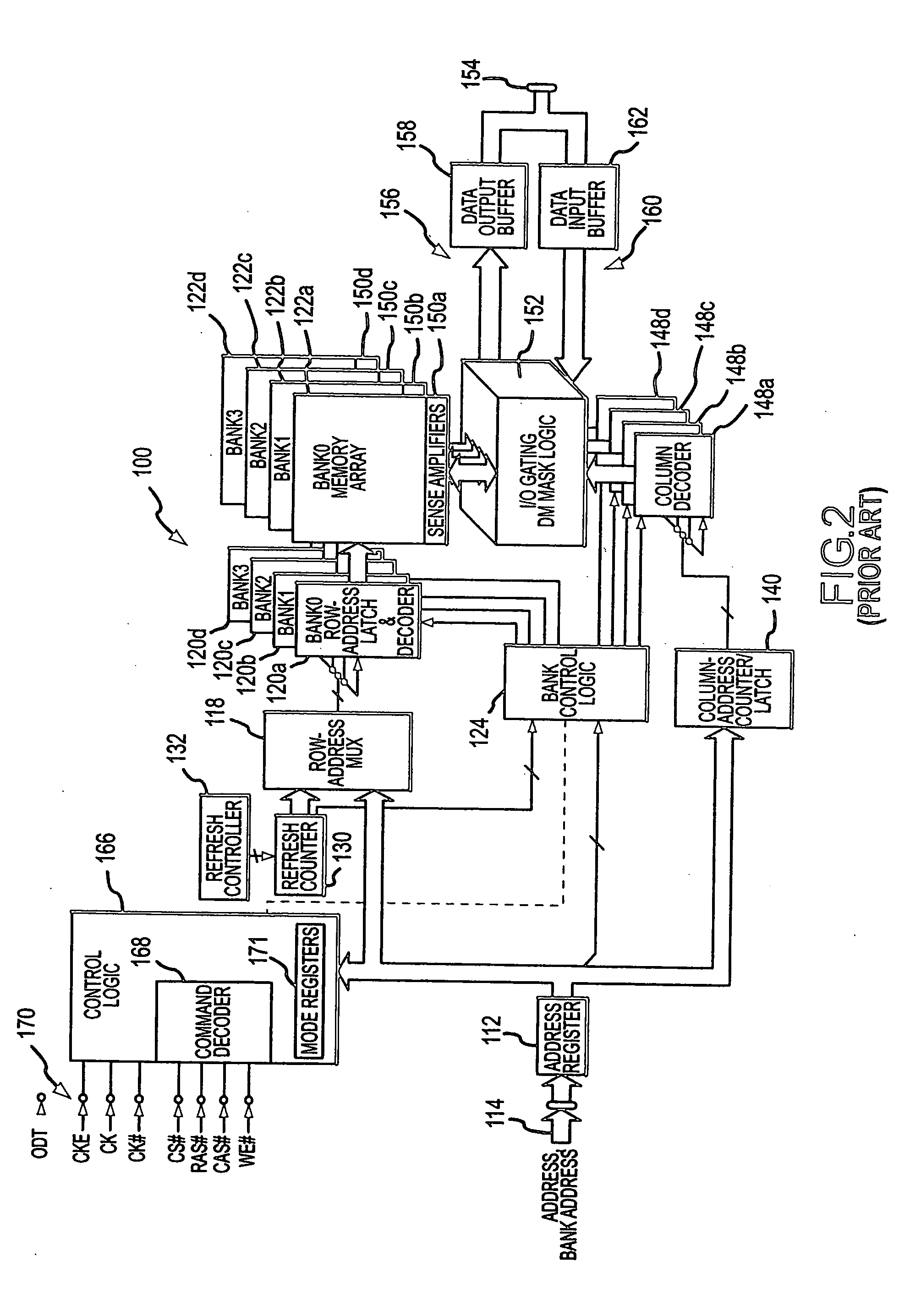 Method and system for reducing the peak current in refreshing dynamic random access memory devices