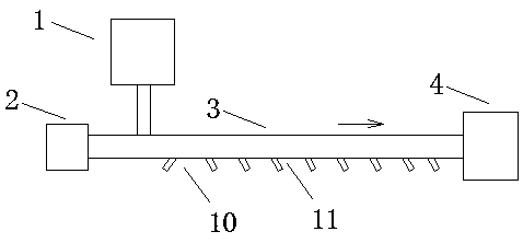 Flushing method for powder conveying pipeline