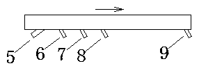 Flushing method for powder conveying pipeline