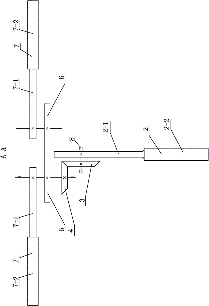 Horizontal rotation type movable counter weight mechanism