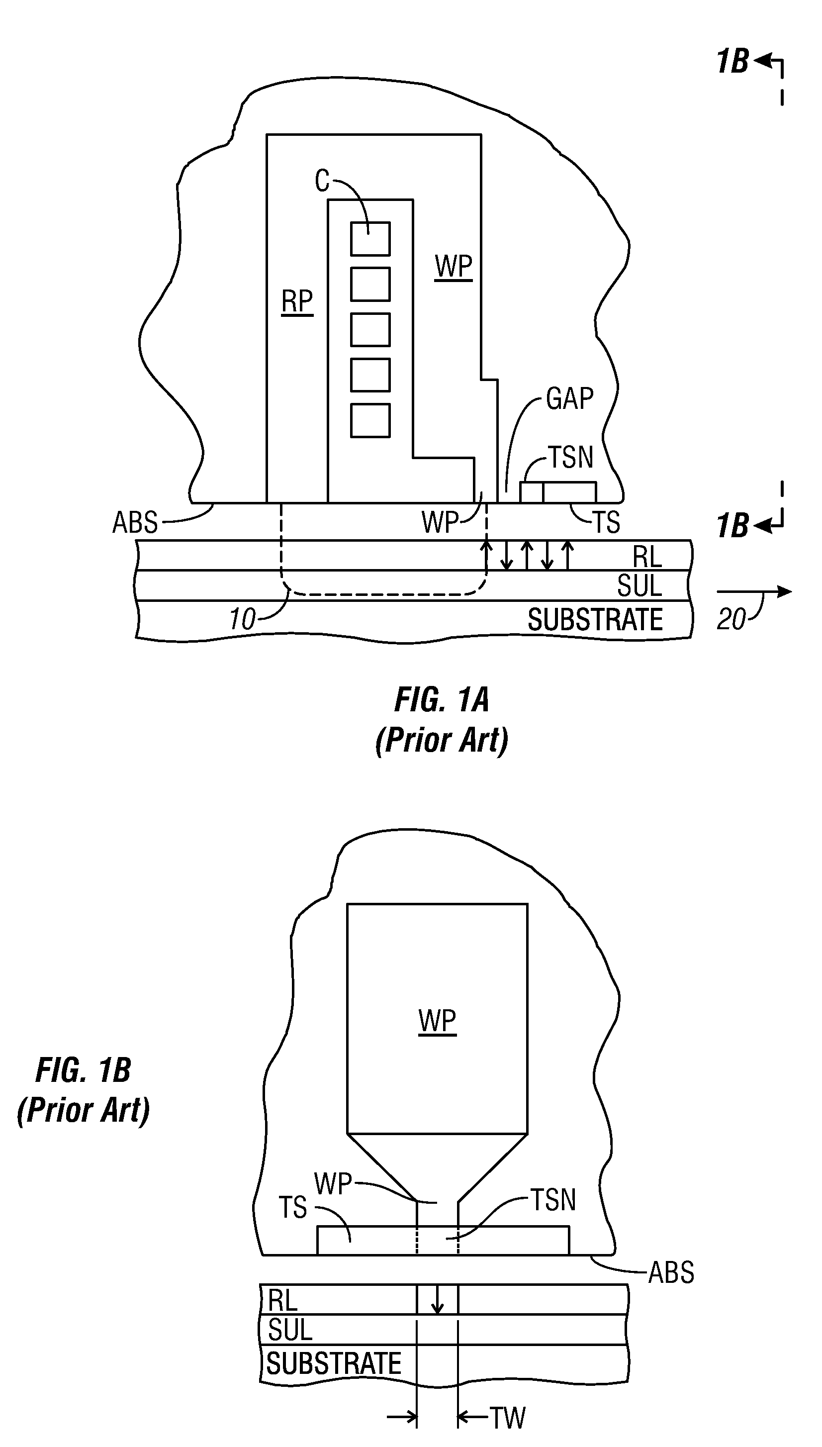 Perpendicular magnetic recording write head with notched trailing shield and method for making