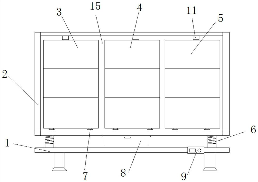 Geotechnical engineering landslide model test box