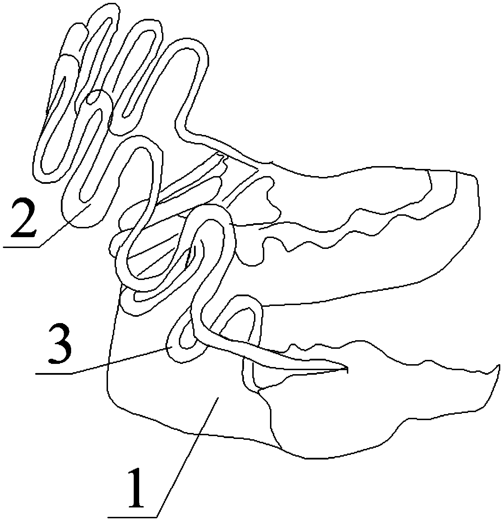 Interactive appliance of upper and lower jaws