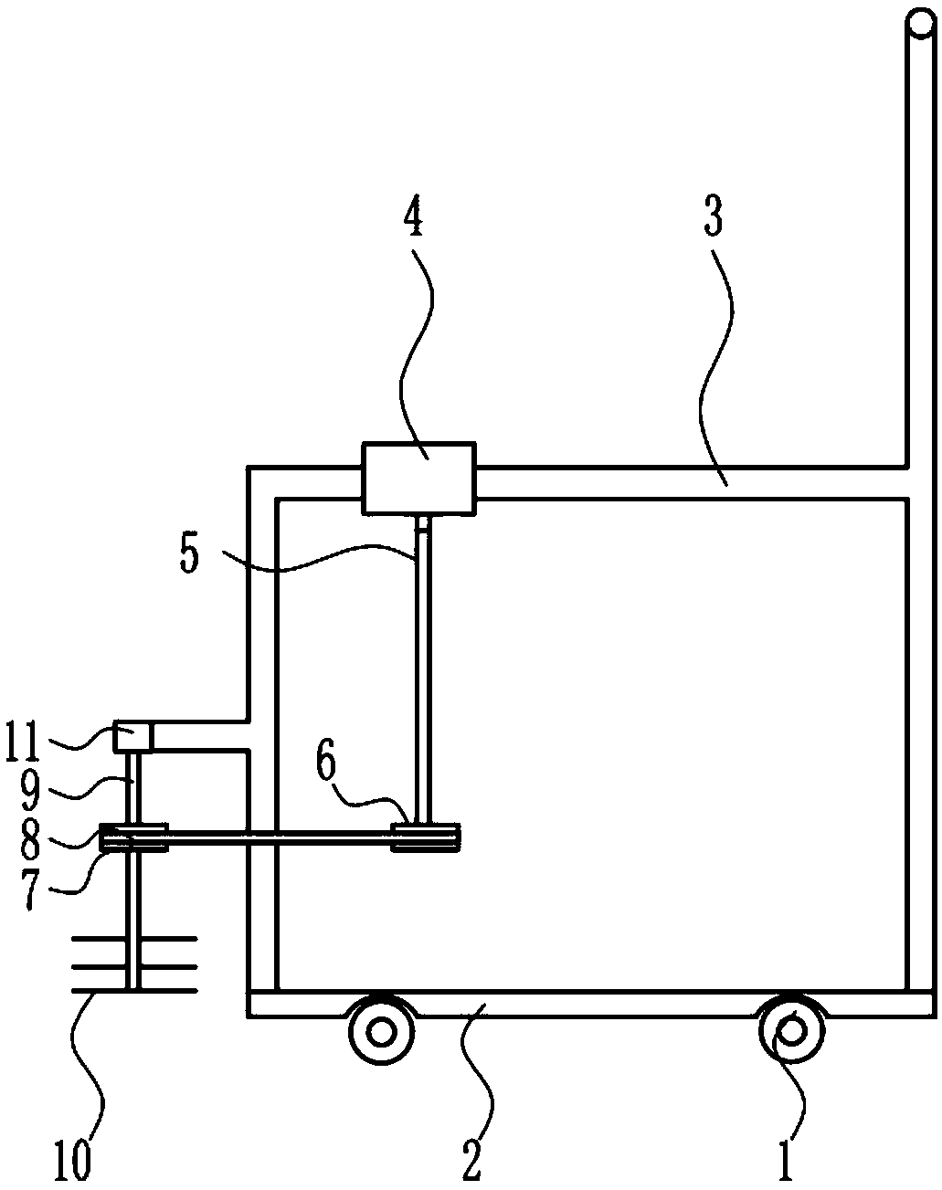 Municipal multifunctional clipping cleaning vehicle