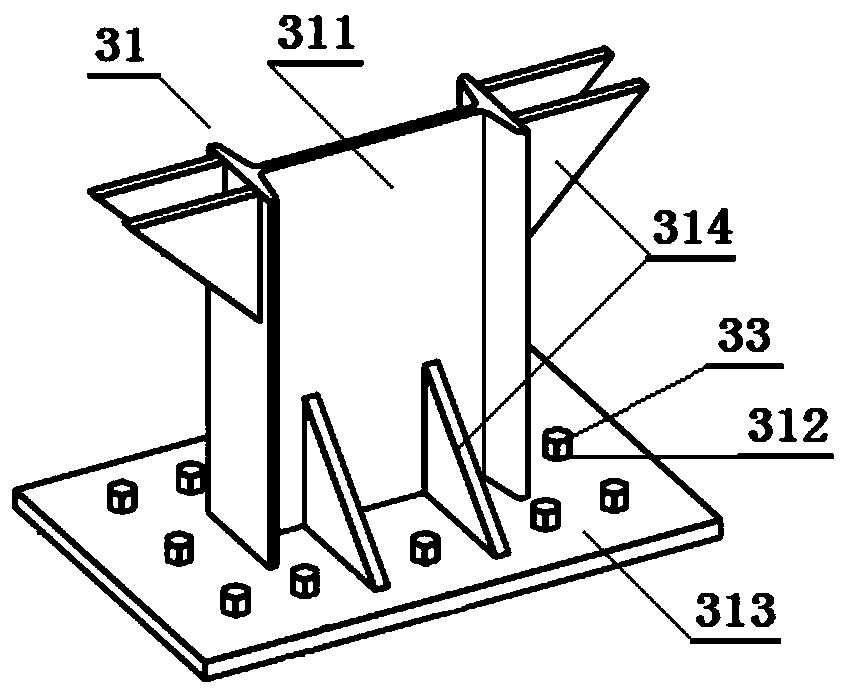 Suspension type electric hoist applicable for material transfer through soil removal port in top-down method