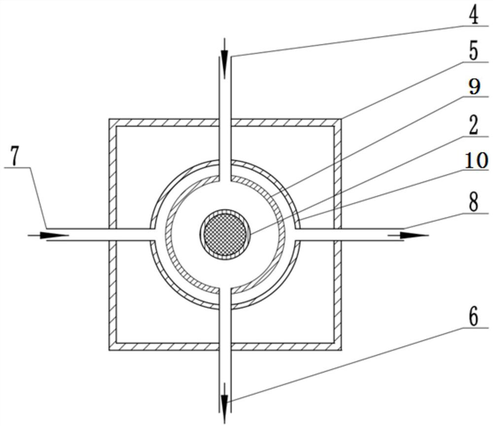 Boiler probe double-state cooling system