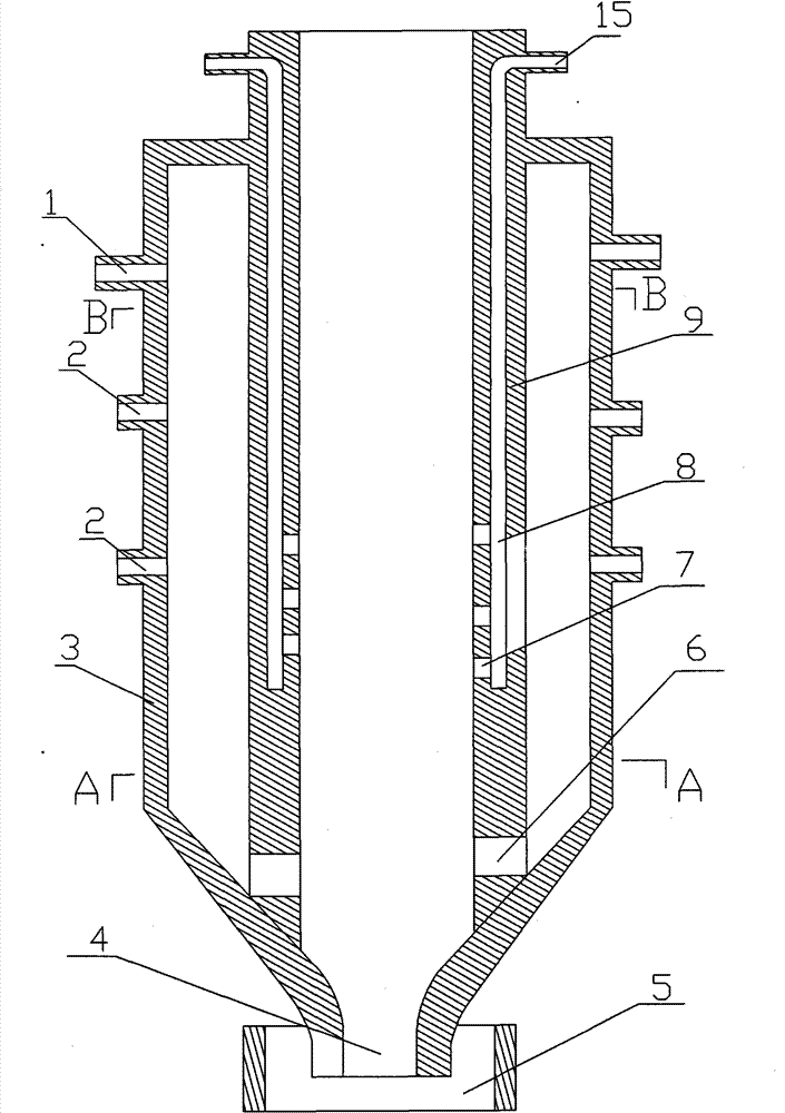 Dual-cylinder dual-return stroke staged combustion device