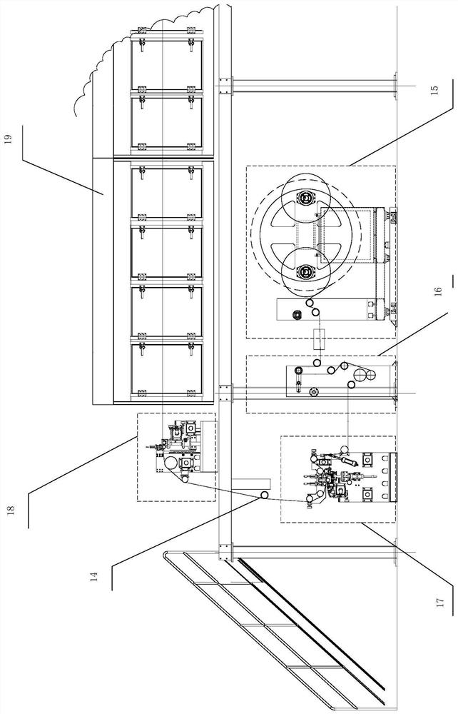 Double-sided coating equipment and processing technology applying double-sided coating equipment