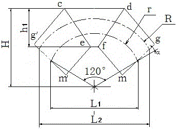 A kind of hob cutter of sesame seed dough forming machine and its processing method