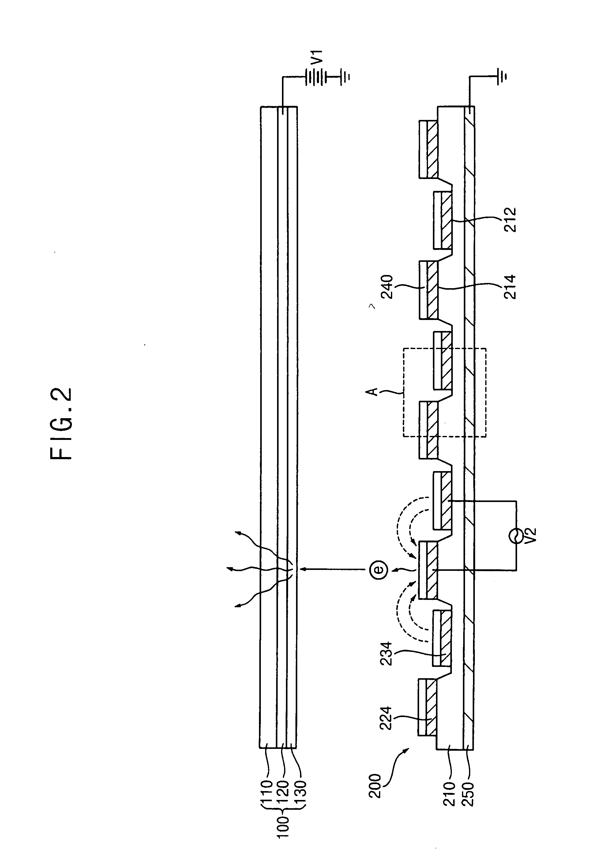 Field emission backlight, display apparatus using the same and a method of manufacturing the same