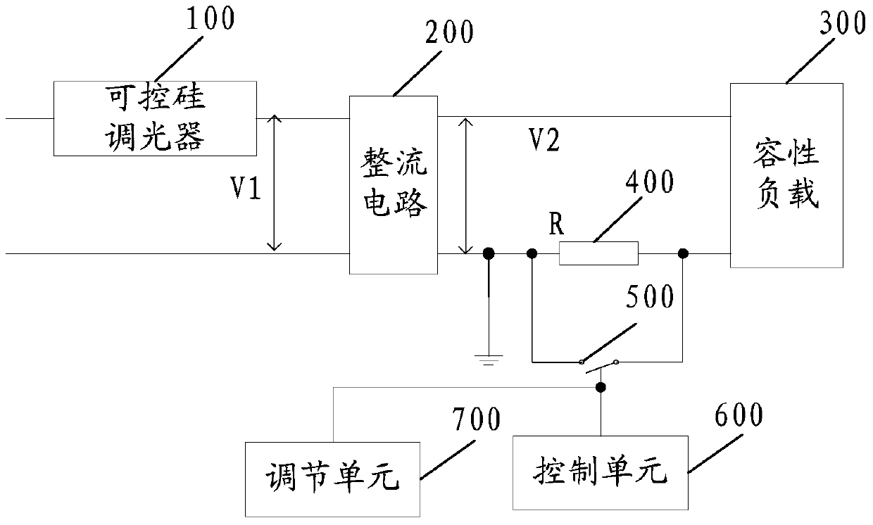 A device for suppressing inrush current