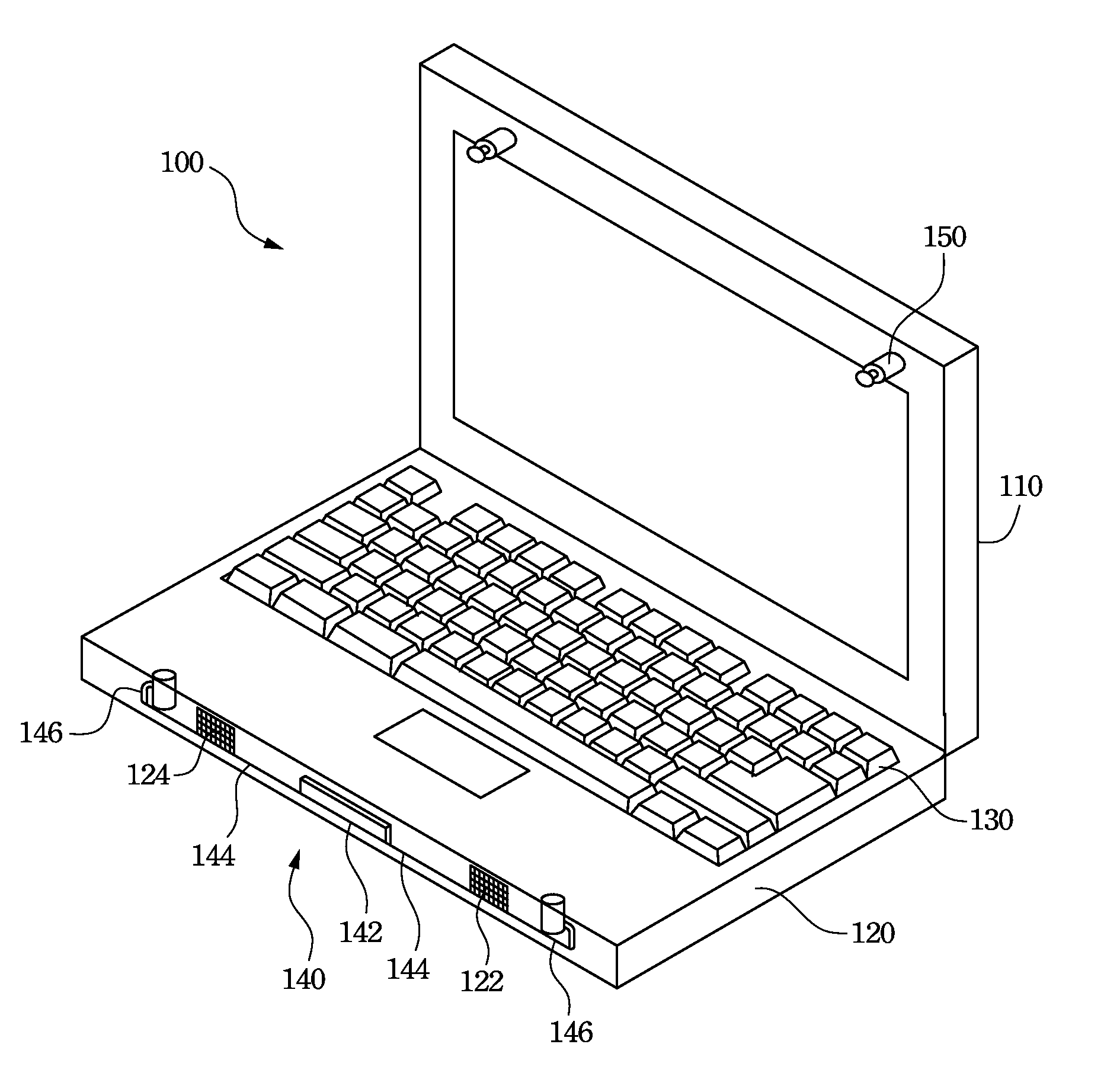 Latching structure of mobile electronic device