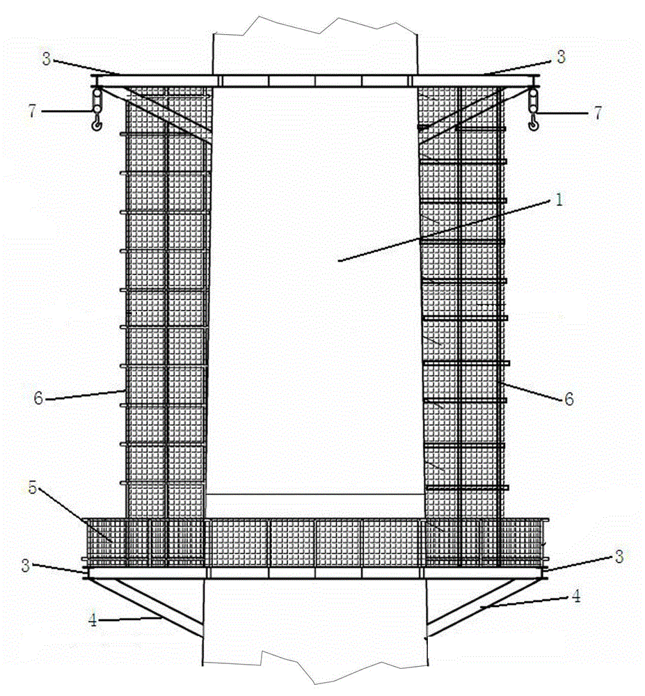 A multifunctional platform suitable for cable construction of cable-stayed bridges