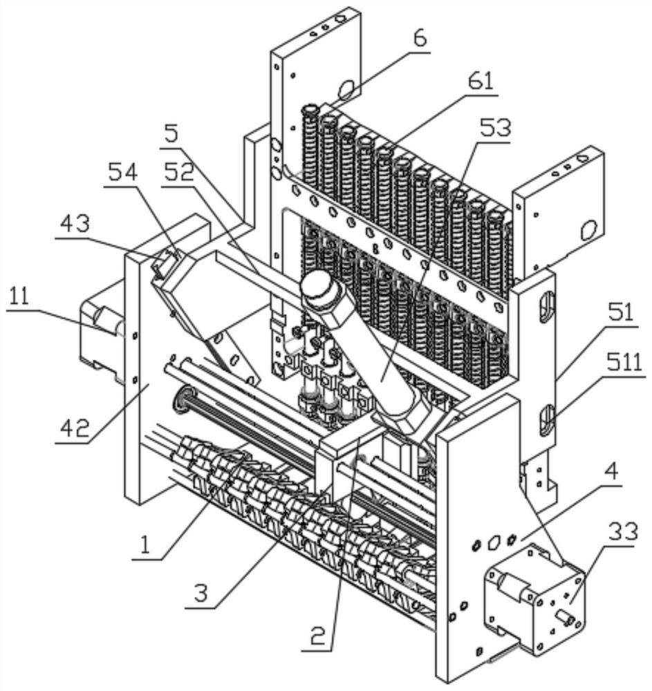 Color changing structure of multi-sequin device and embroidery machine