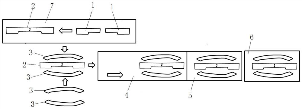 A hot stamping forming process