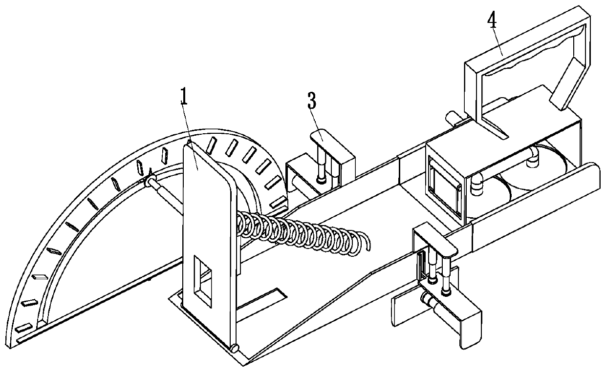 A non-destructive precision measuring device and precision measuring method for angles of mechanical parts