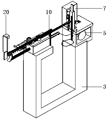 Strapping device for high-stalk crops