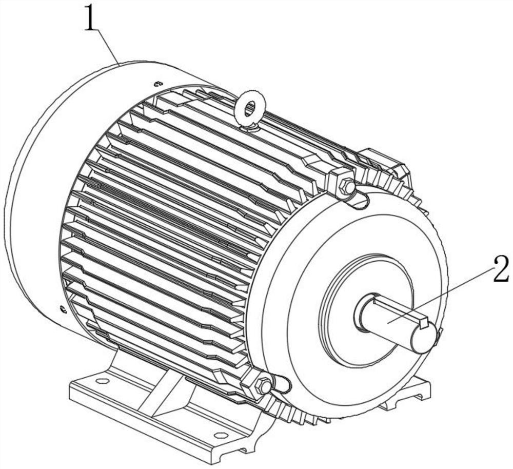 Inertia suppression type motor