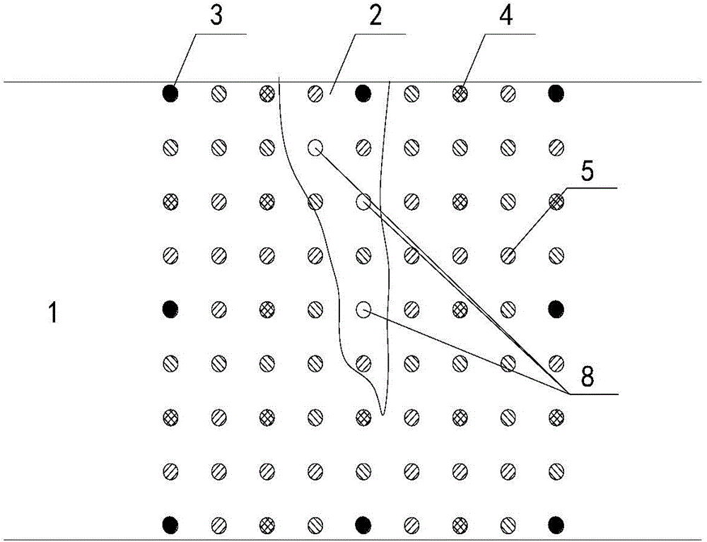 Method for controlling water-rich fractured rock mass comprehensive grouting under effective sealing batholite shortage condition