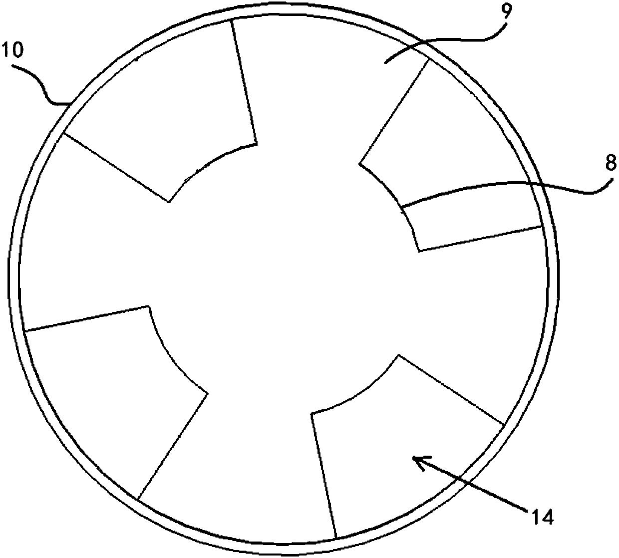 Quantitative feeding mechanism for aquaculture feeding machine