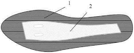 Shoe sole of mountain bicycle lock shoe and method for manufacturing shoe sole