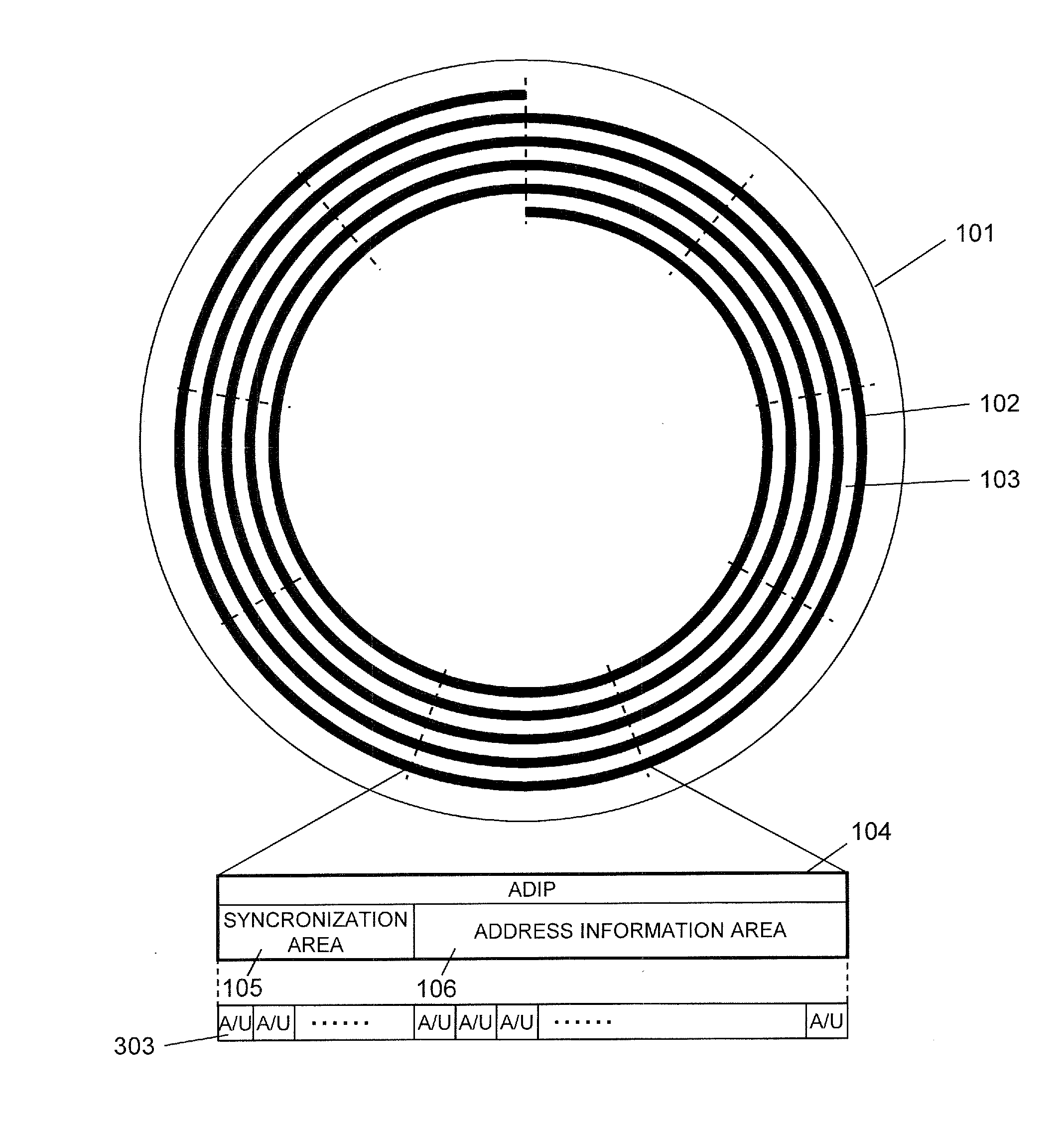 Optical disc medium and optical disc device