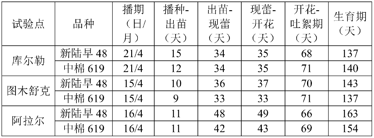 Cultivation method of filmless cotton in southern Xinjiang